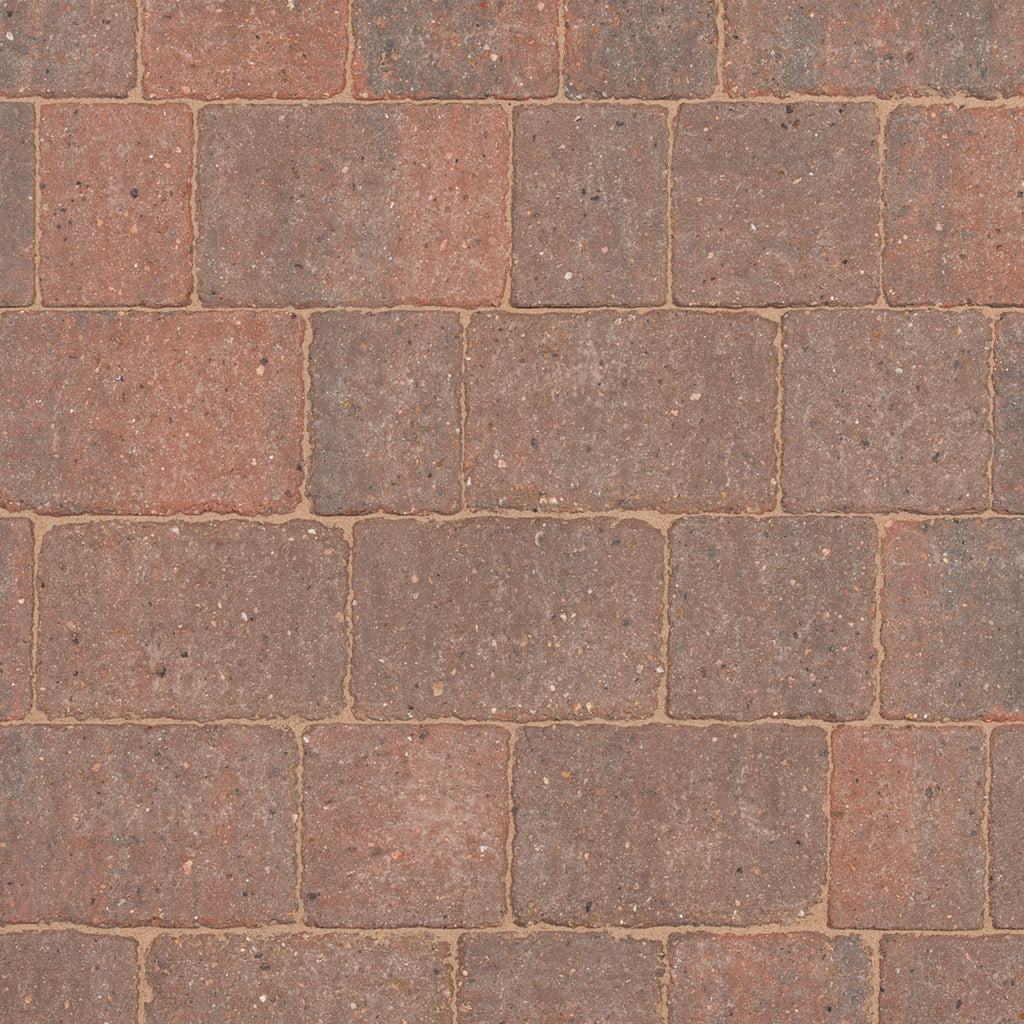 BRETT Alpha TRIO Driveway Block Paving BRINDLE 1m2