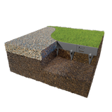 CORE EDGE 1.6mm Steel Edging - GALVANIZED (65mm face) 5m Pack
