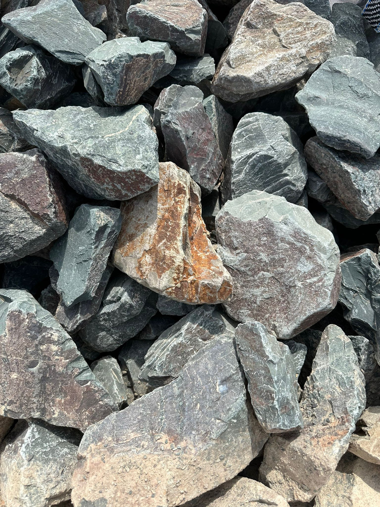 100-150mm Granite Gabion Stone Bulk Bag 800kg