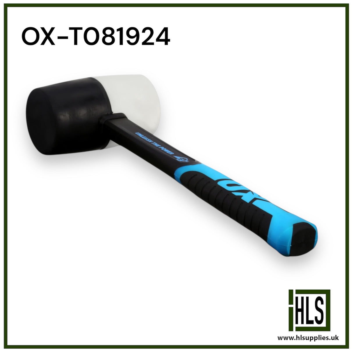 OX-T081924 OX COMBINATION RUBBER MALLET 24oz/680g