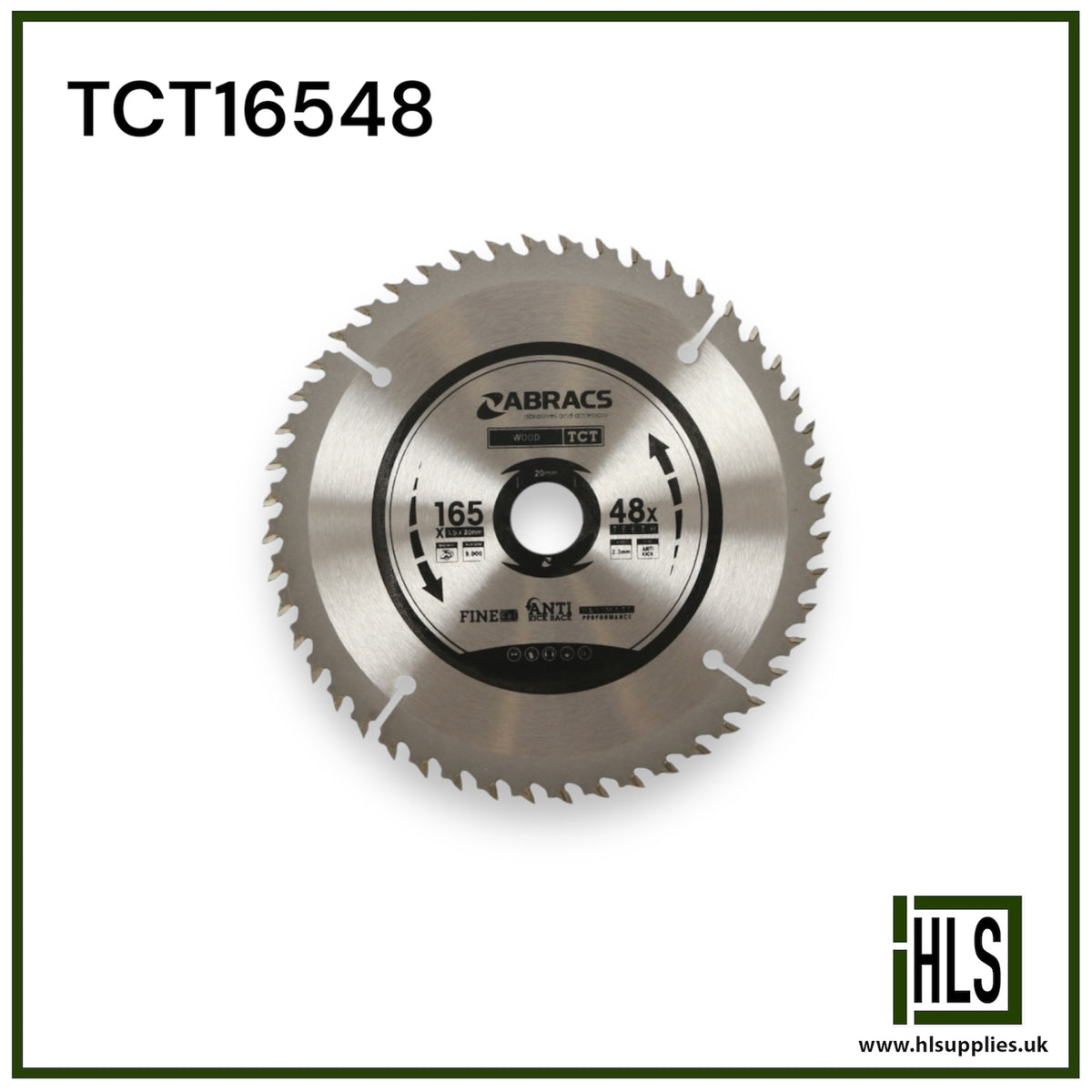 WellCut TCT saw blade 160mm x 48T x 20mm bore Suitable for WellCut TCT saw blade 160mm x 48T x 20mm bore Suitable for