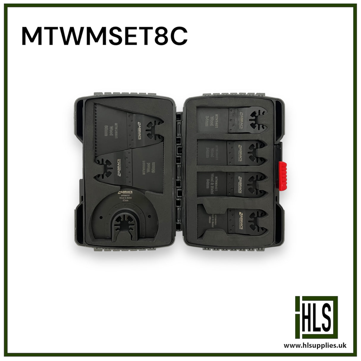 8pc Multi-Tool Set - Wood & Metal MTWMSET8C