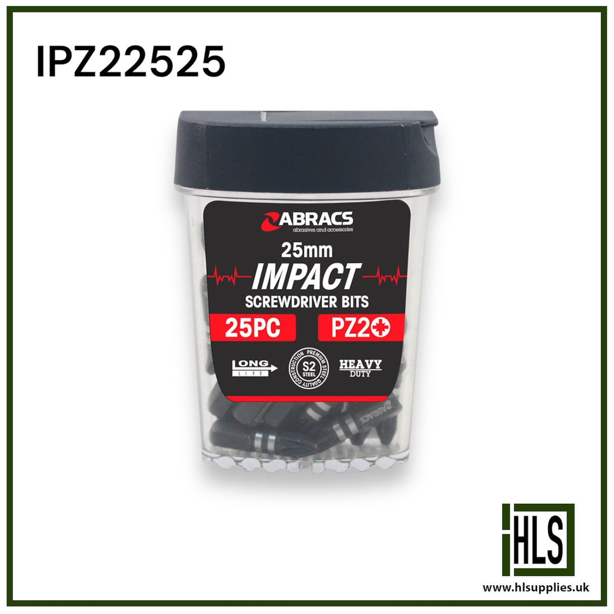 25mm Impact S/D Bit - PZ2 (25pcs) IPZ22525