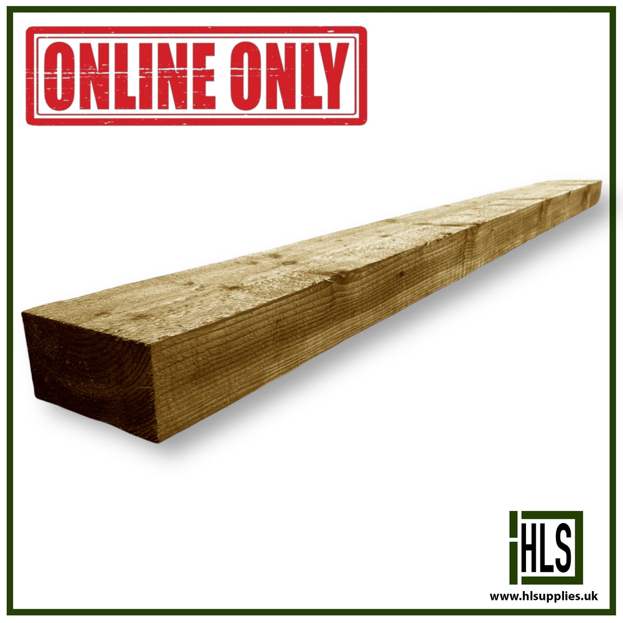 TREATED SLEEPER 125x250x2400mm BROWN