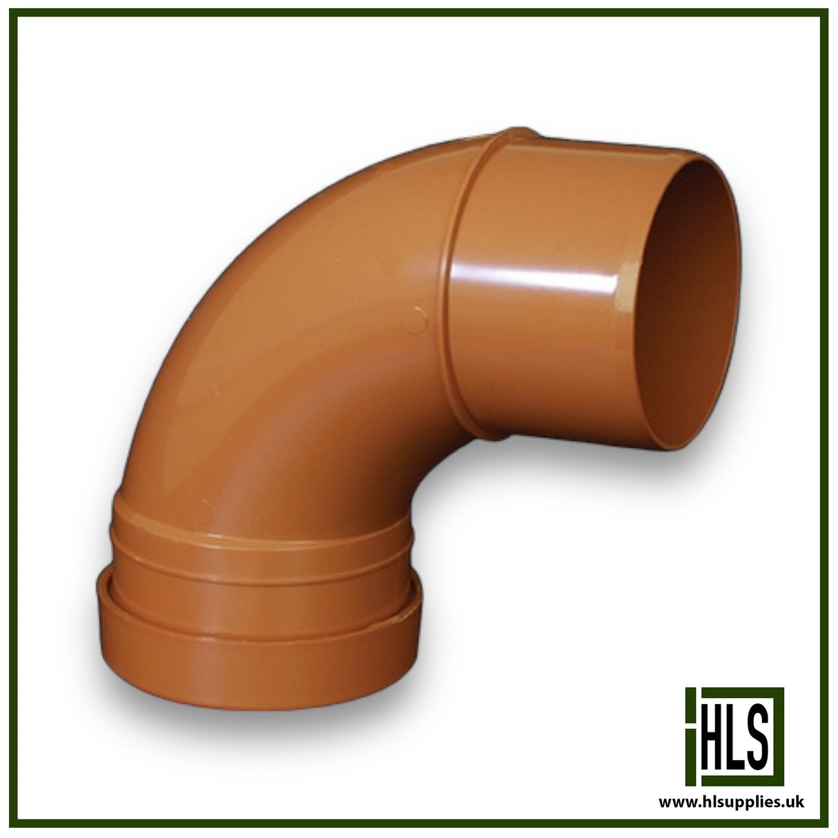 110MM U/G 87.5° SINGLE SOCKET BEND