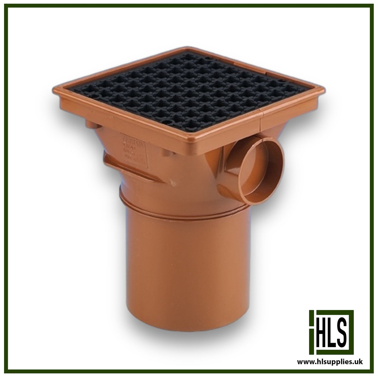 110MM U/G SQUARE HOPPER WITH GRID