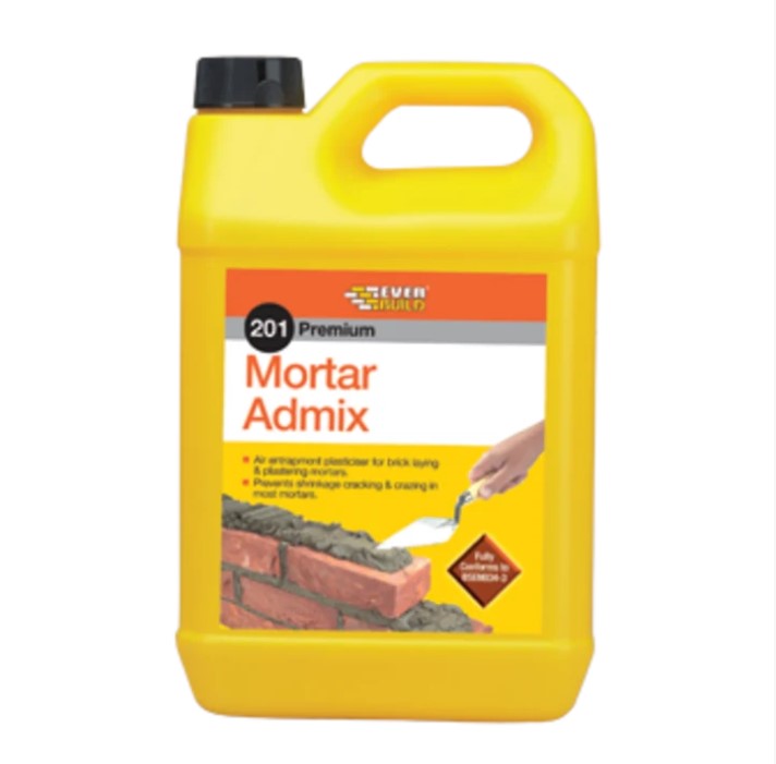 201 Mortar Admix: Plasticiser - EVERBUILD