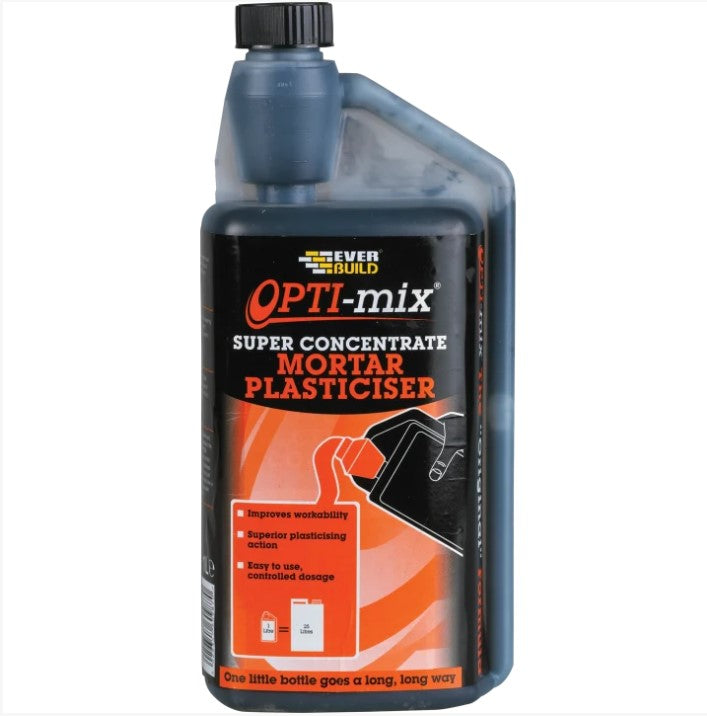 Opti-Mix Mortar Plasticiser - EVERBUILD