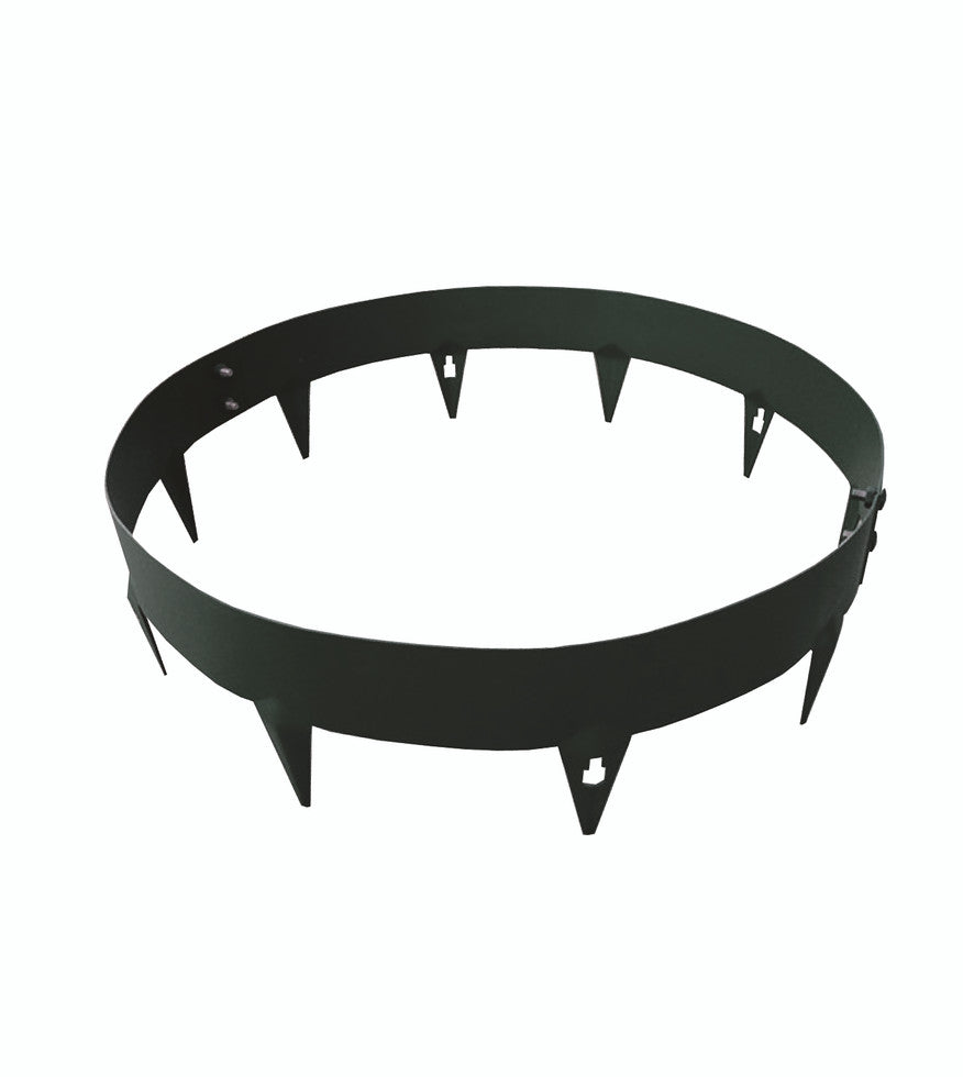 GARDEN TREE RING, Black, 600mm Diameter (2 sections), CORE EDGE