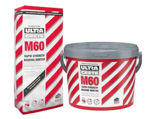 M60: Rapid Strength Bedding Mortar - ULTRA CRETE