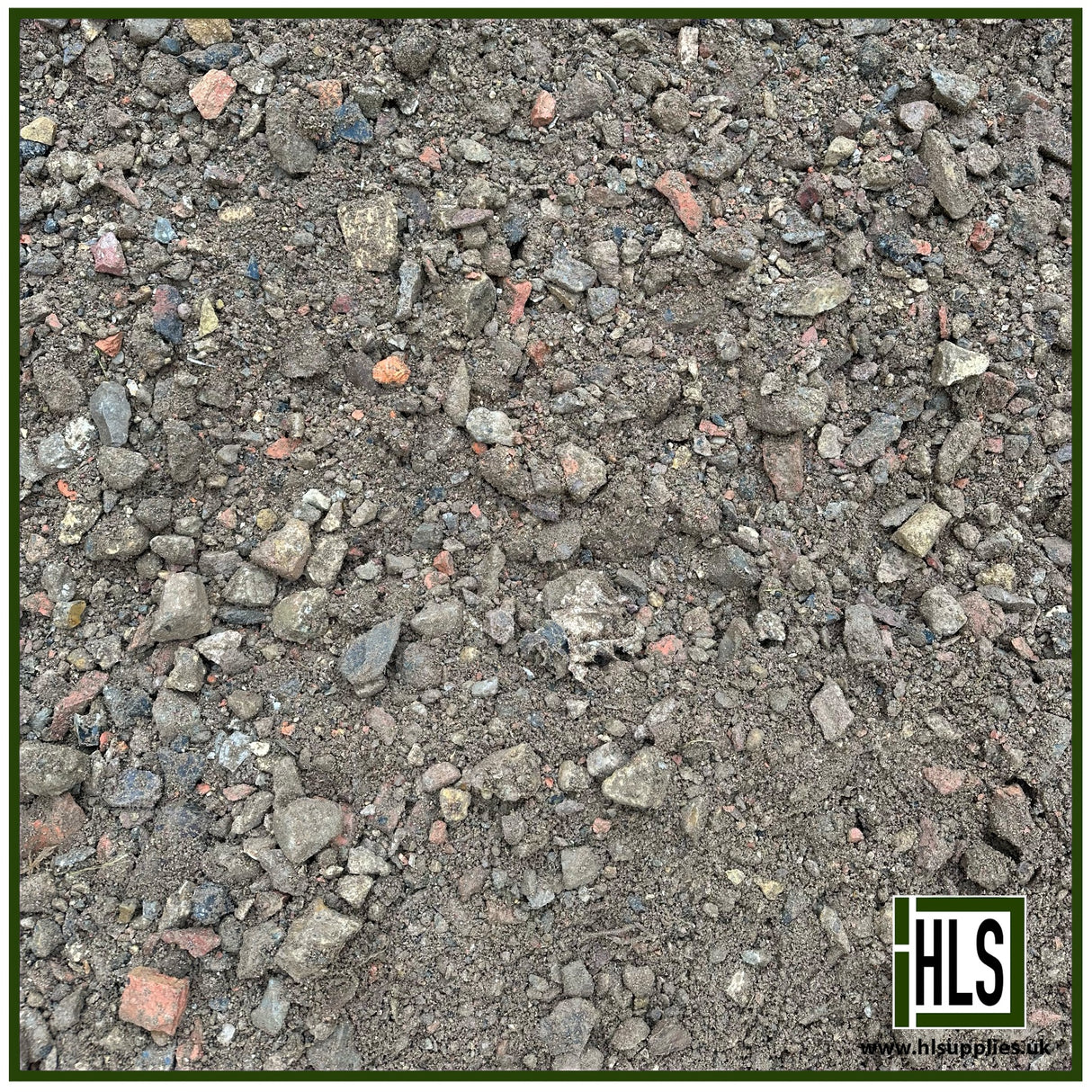 HLSupplies recycled crushed concrete aggregate for driveway sub-base, foundations, and landscaping projects.