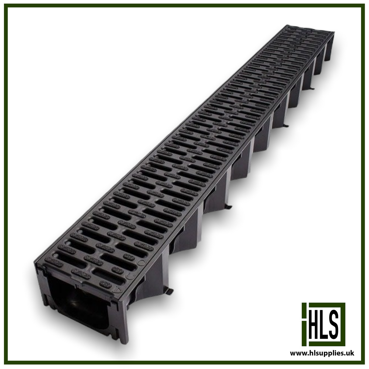 ACO Hexdrain Plastic Channel Drain A15 - 1m
