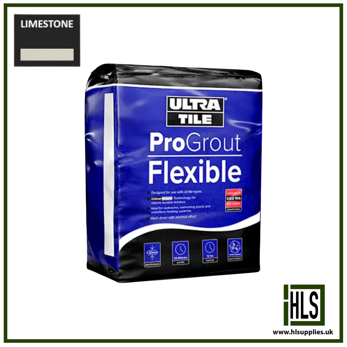 INSTARMAC UltraTile PROGROUT FLEXIBLE LIMESTONE 10kg