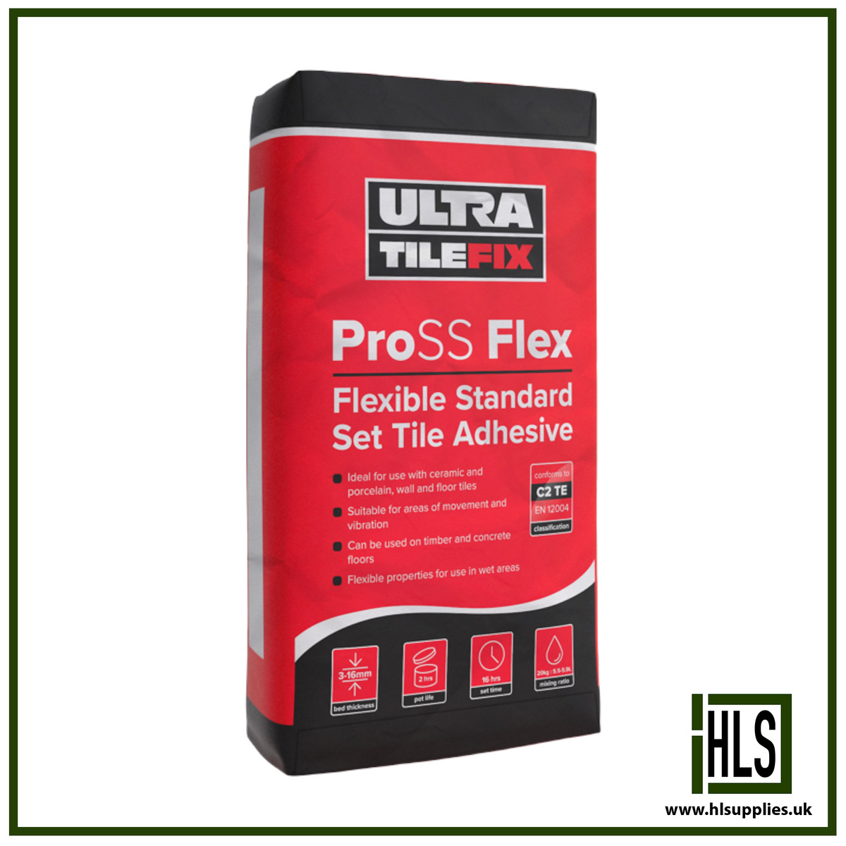 INSTARMAC UltraTile ProSS FLEX FLEXIBLE STANDARD SET TILE ADHESIVE 20