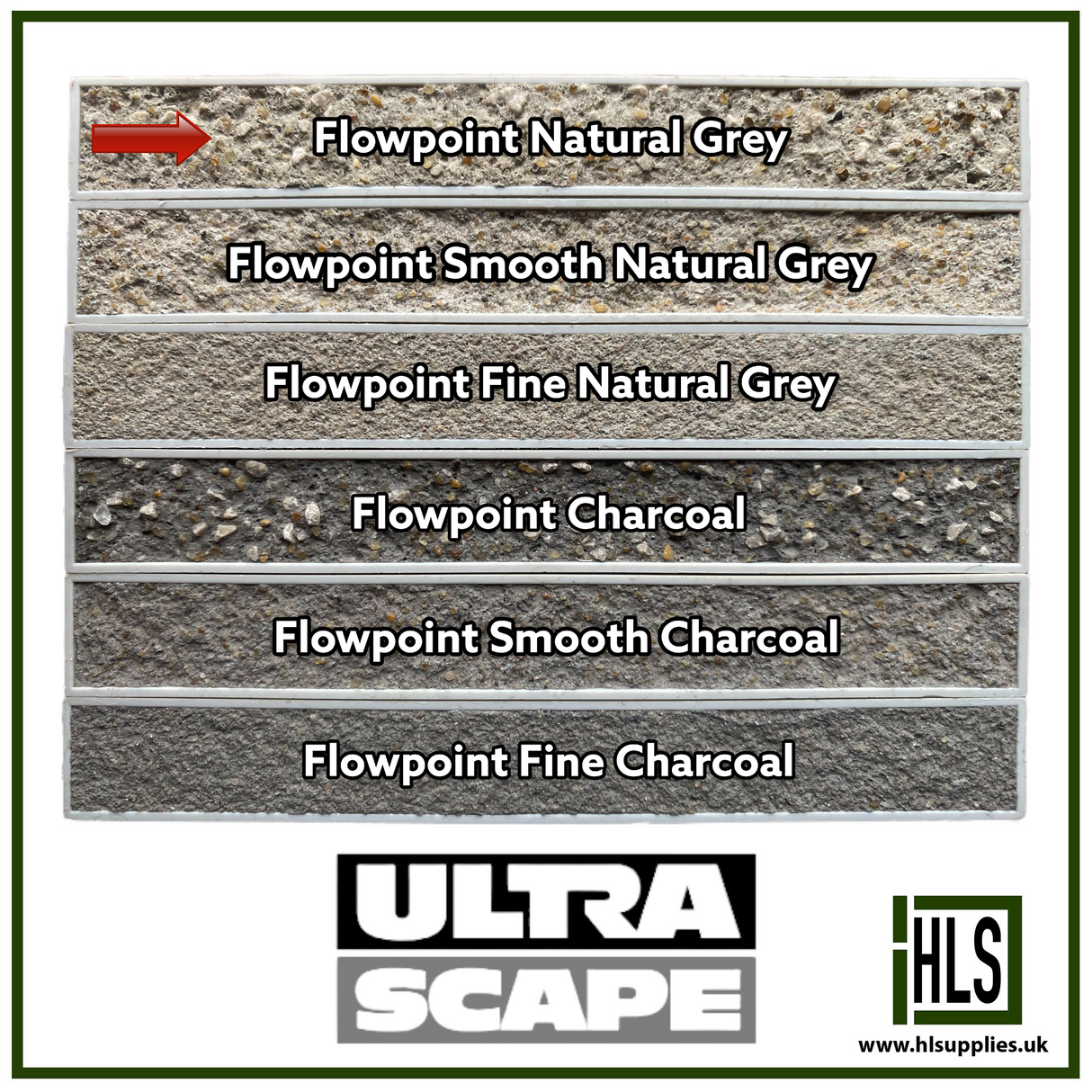 INSTARMAC UltraScape FLOWPOINT RAPID SET FLOWABLE GROUT 25kg NATURAL GREY
