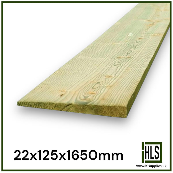 FEATHER EDGE BOARD 22x125x1650mm