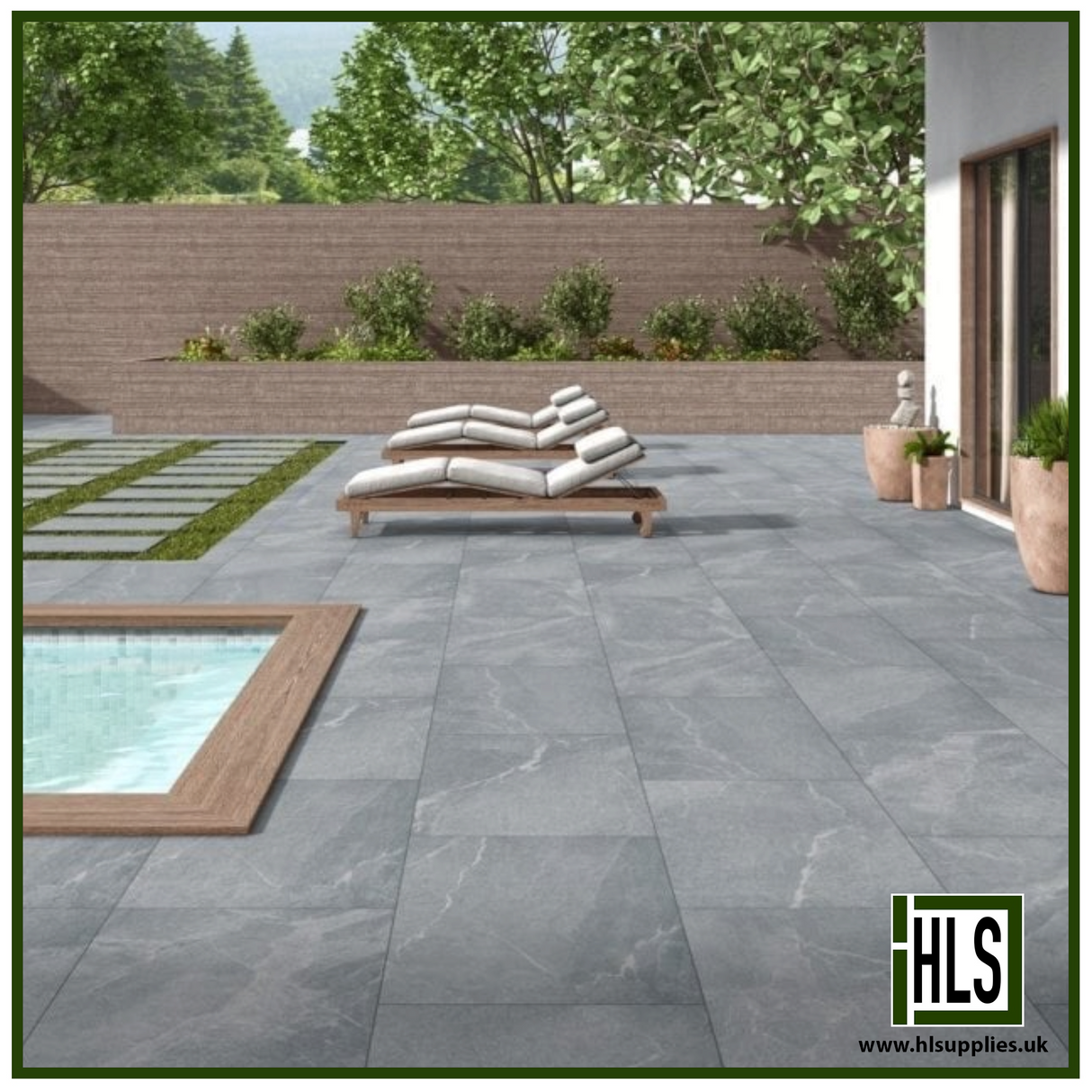 BODO GREY PORCELAIN PAVING 600x900x20mm