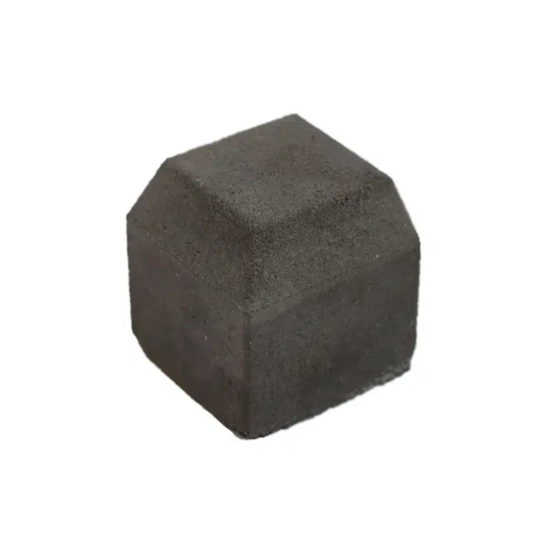 CONCRETE KERB SMALL CHARCOAL SPLAYED EXTERNAL 90° ANGLE