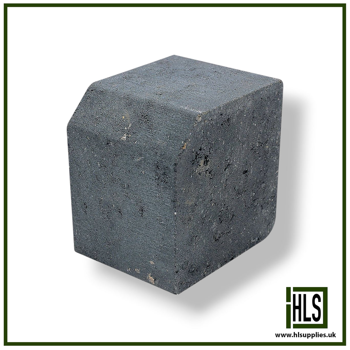 CONCRETE KERB SMALL (KS) 125X127X100MM CHARCOAL
