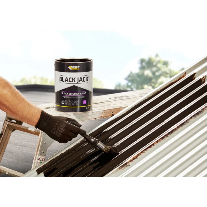 901 Black Bitumen Paint - EVERBUILD