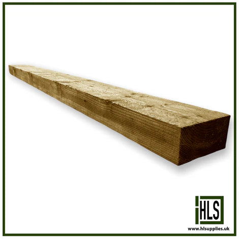 PACK OF 42 Brown Treated Railway Sleepers 2.4m x 195mm x 95mm