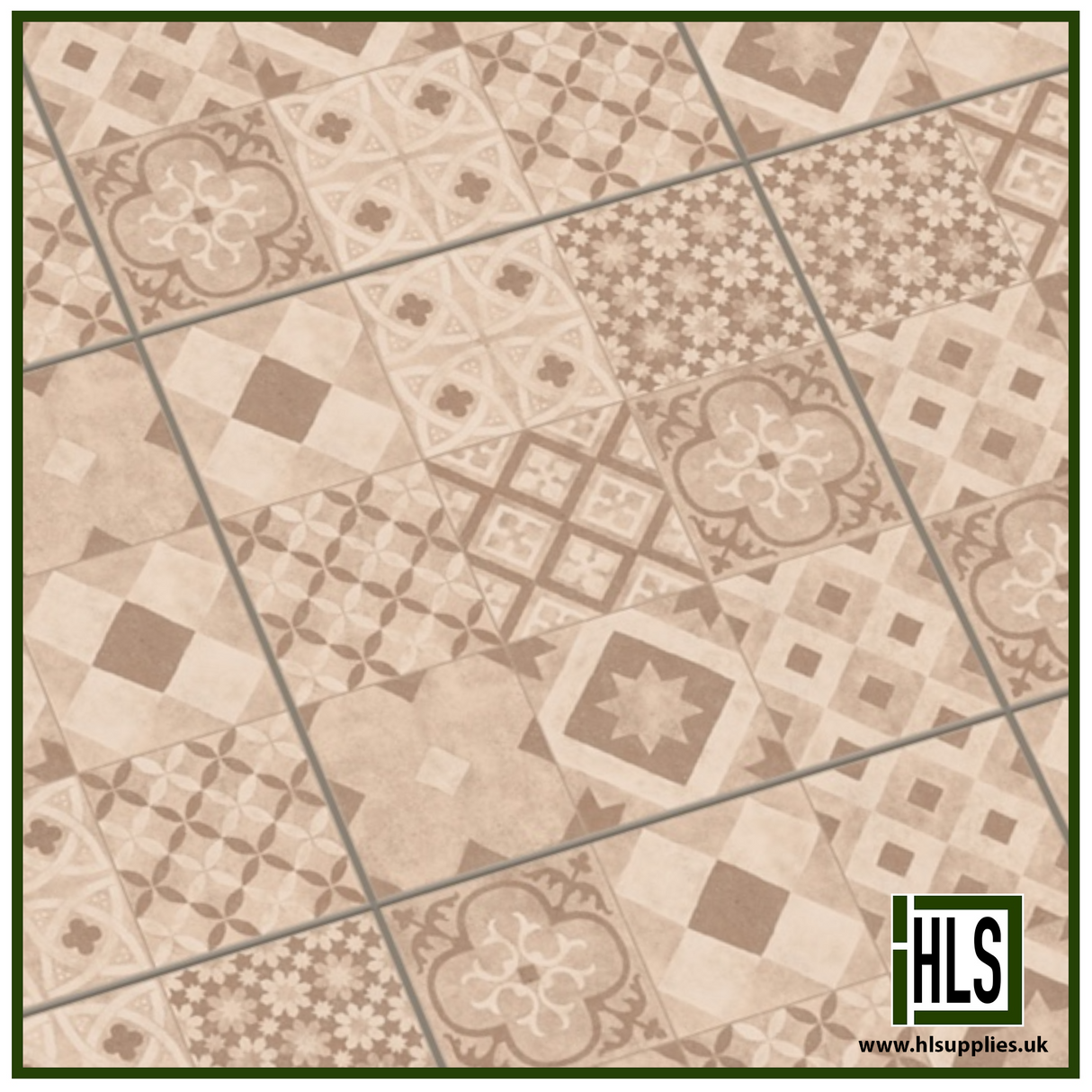 DÉCOR TILE VALENCIA PORCELAIN PAVING 600x600x20mm