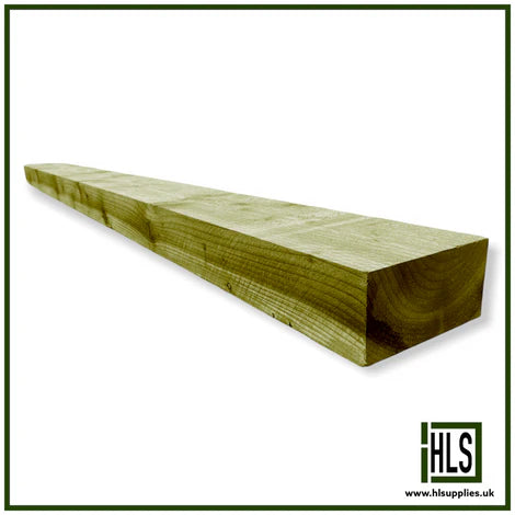 PACK OF 42 Green Treated Railway Sleepers 2.4m x 195mm x 95mm