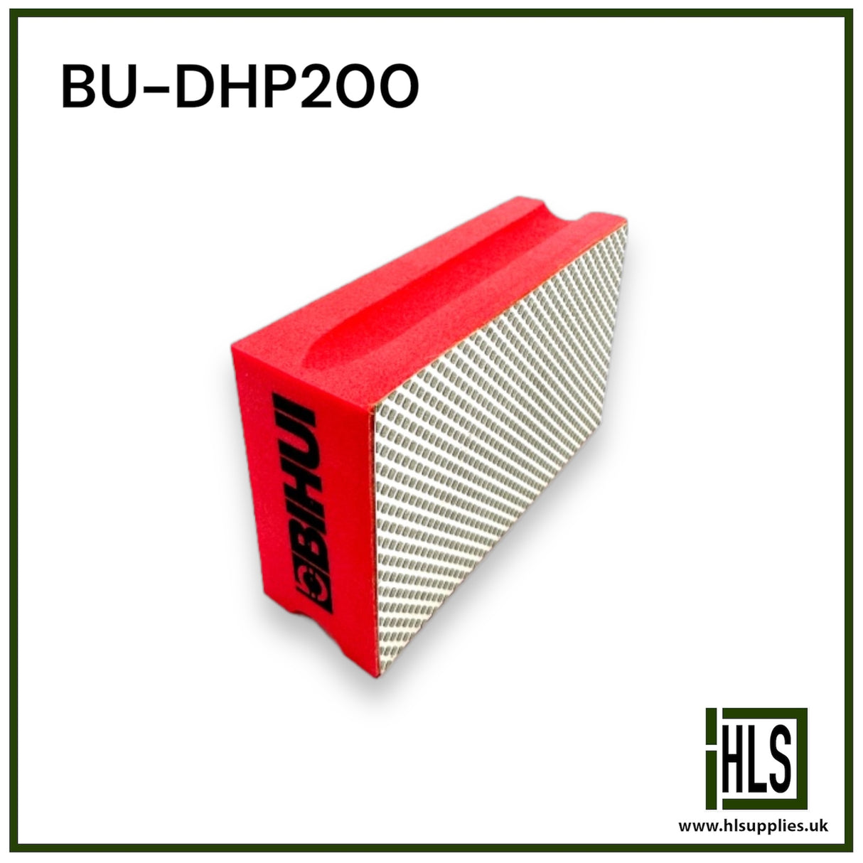 BU-DHP200 DIAMOND HAND PAD 200 GRIT