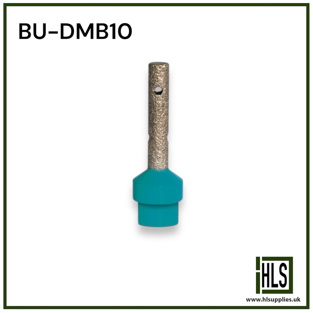 DIAMOND MILL 10mm M14 THREAD MEDIUM GRIT 50/60