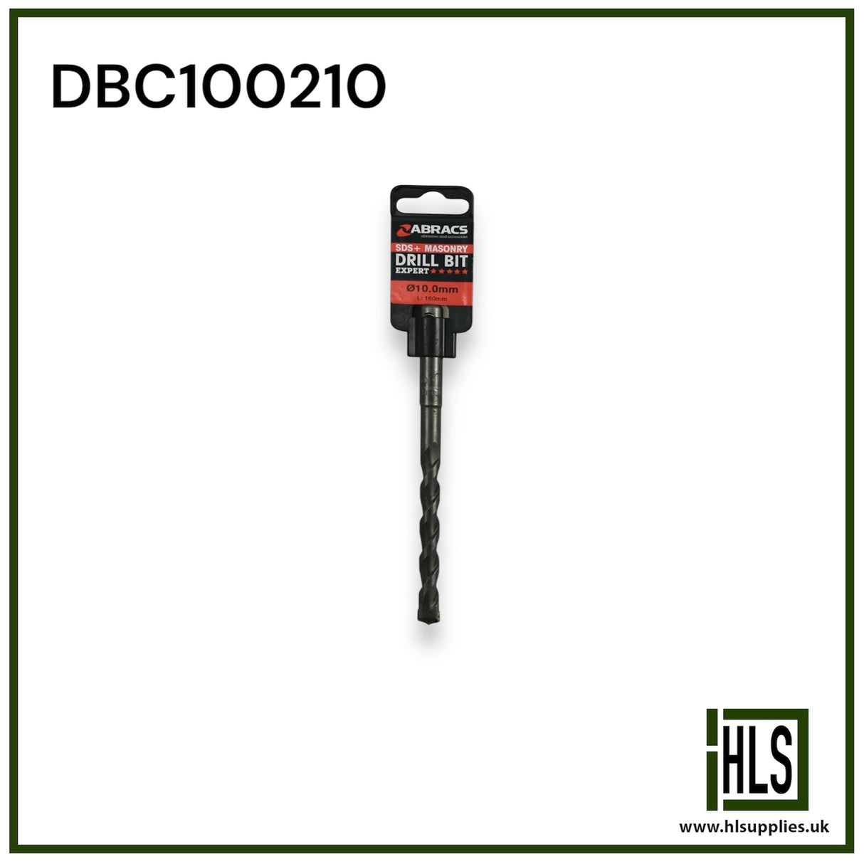 10.0mm x 210mm SDS+ Masonry Drill Bit DBC100210