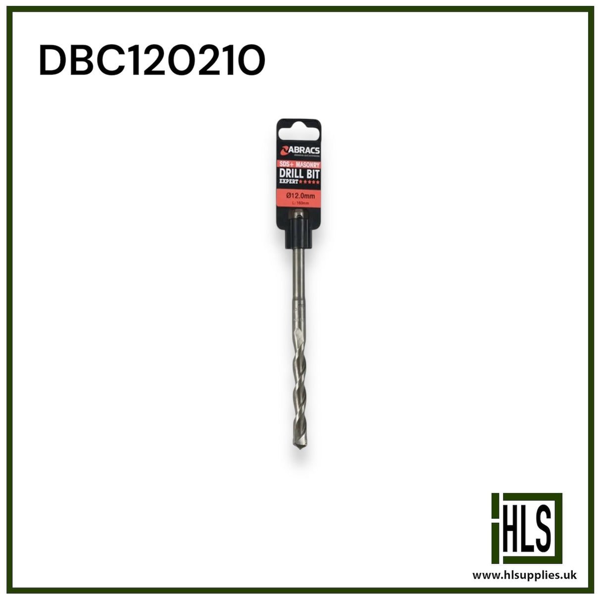 12.0mm x 210mm SDS+ Masonry Drill Bit DBC120210