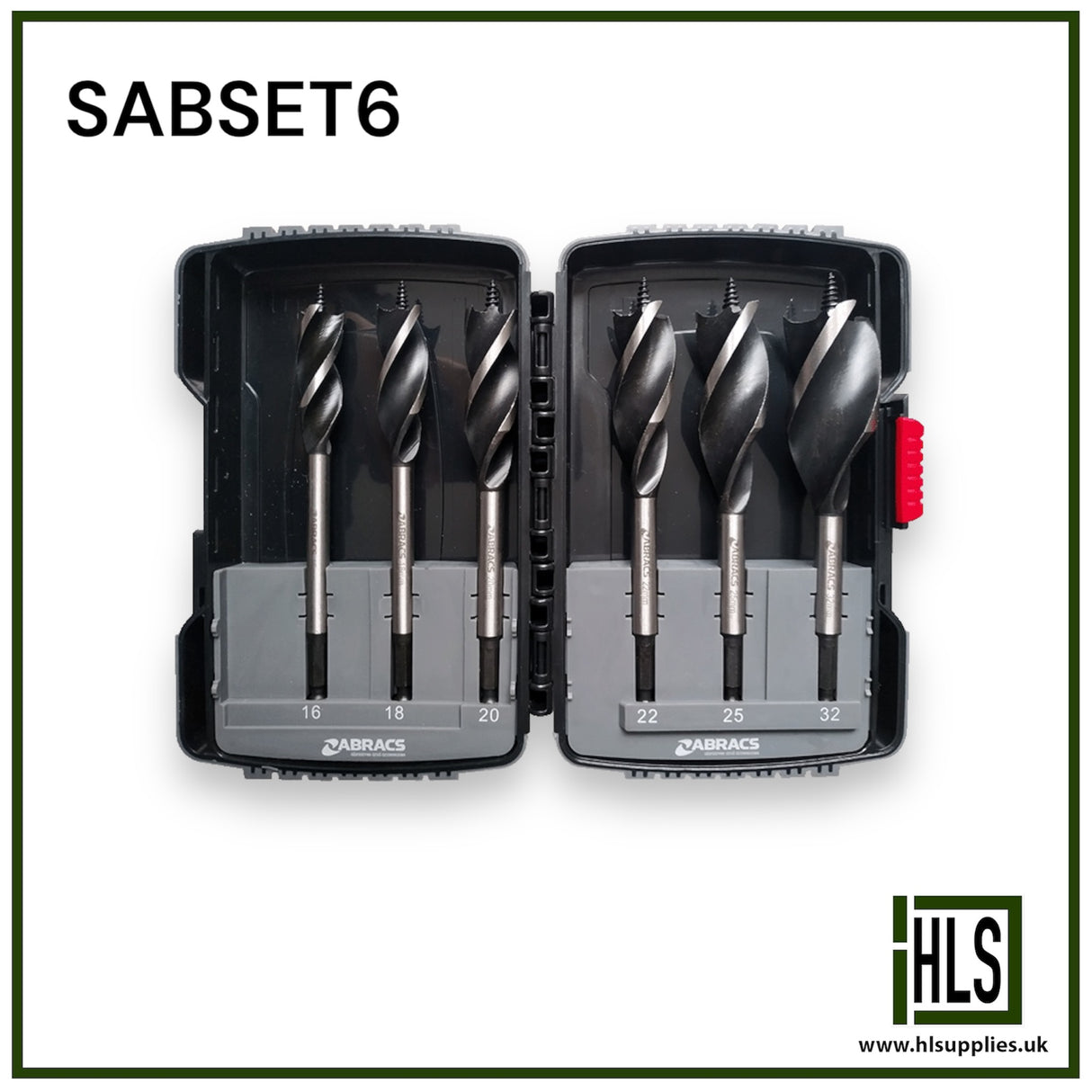 6pc Speed Auger Bit SABSET6