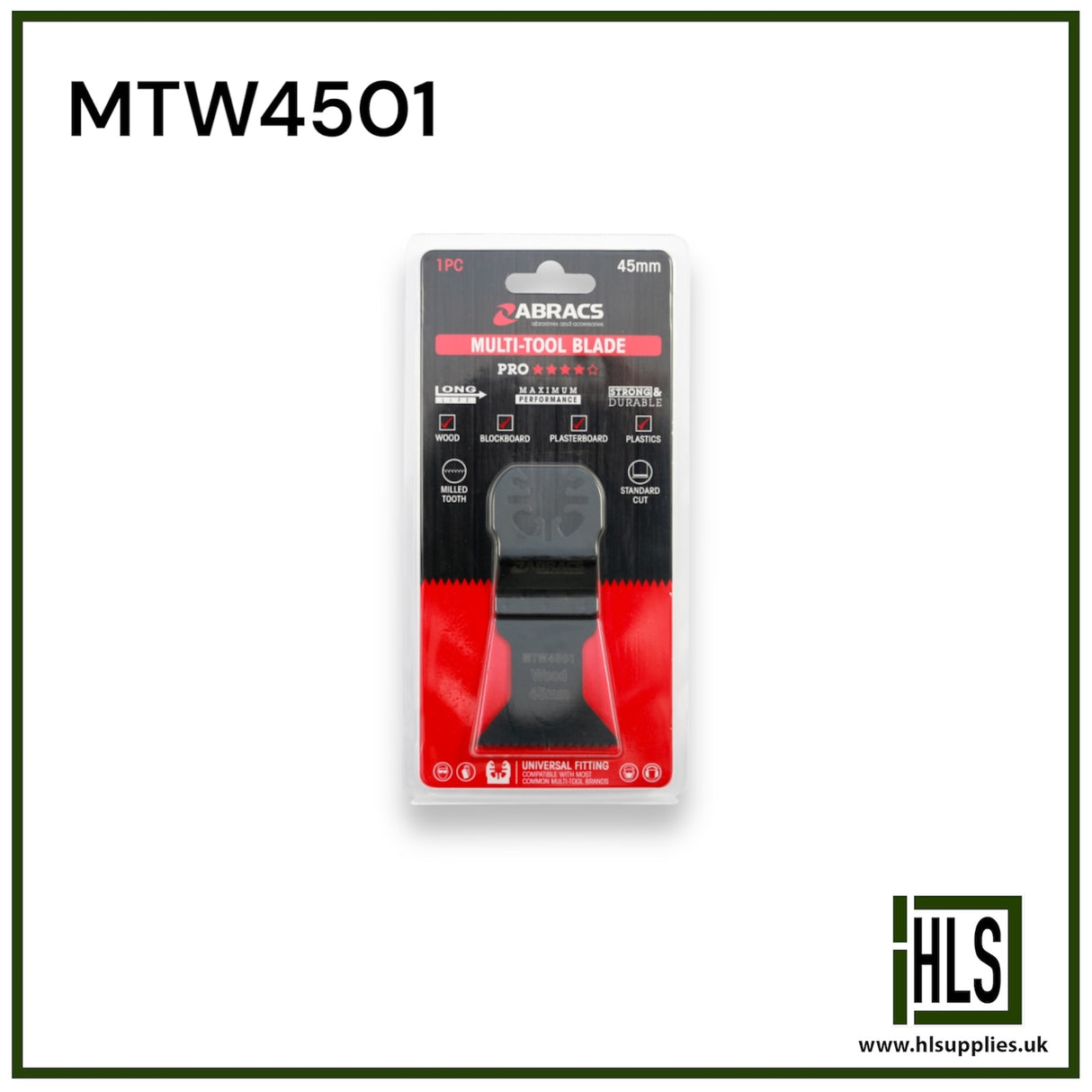 45mm Multi-tool - Wood (1pc) MTW4501