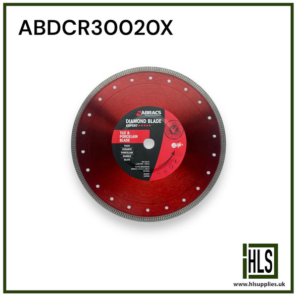 Abracs Tile & Porcelain Diamond Blade 300mm x 2.6mm x 20mm ABDCR30020X