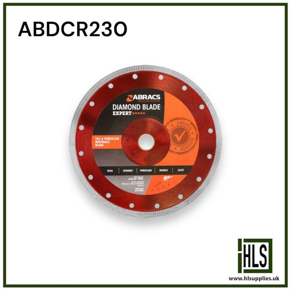 Abracs Tile & Porcelain Diamond Blade 230 x 25.4/22mm