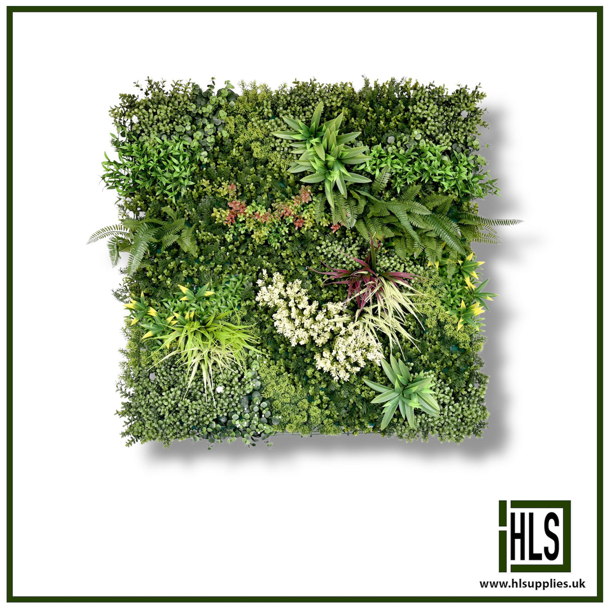 GREEN WALL DESIGN B - 1000x1000mm