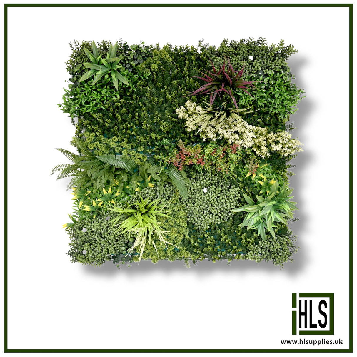 GREEN WALL DESIGN C - 1000x1000mm