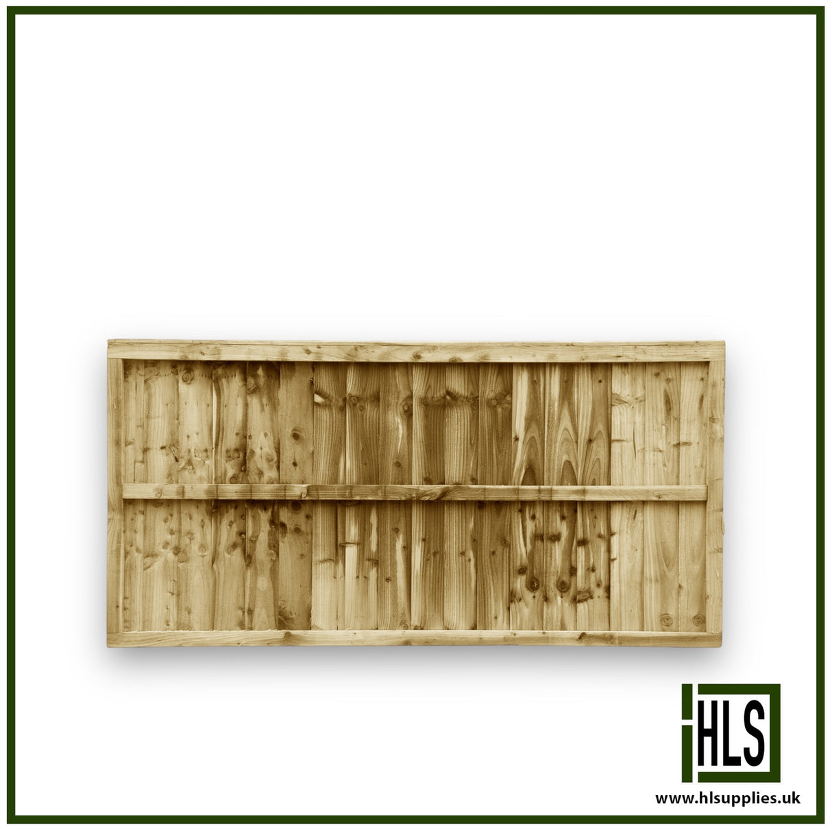 GREEN TANALISED FEATHER EDGE PANELS 6 x 3