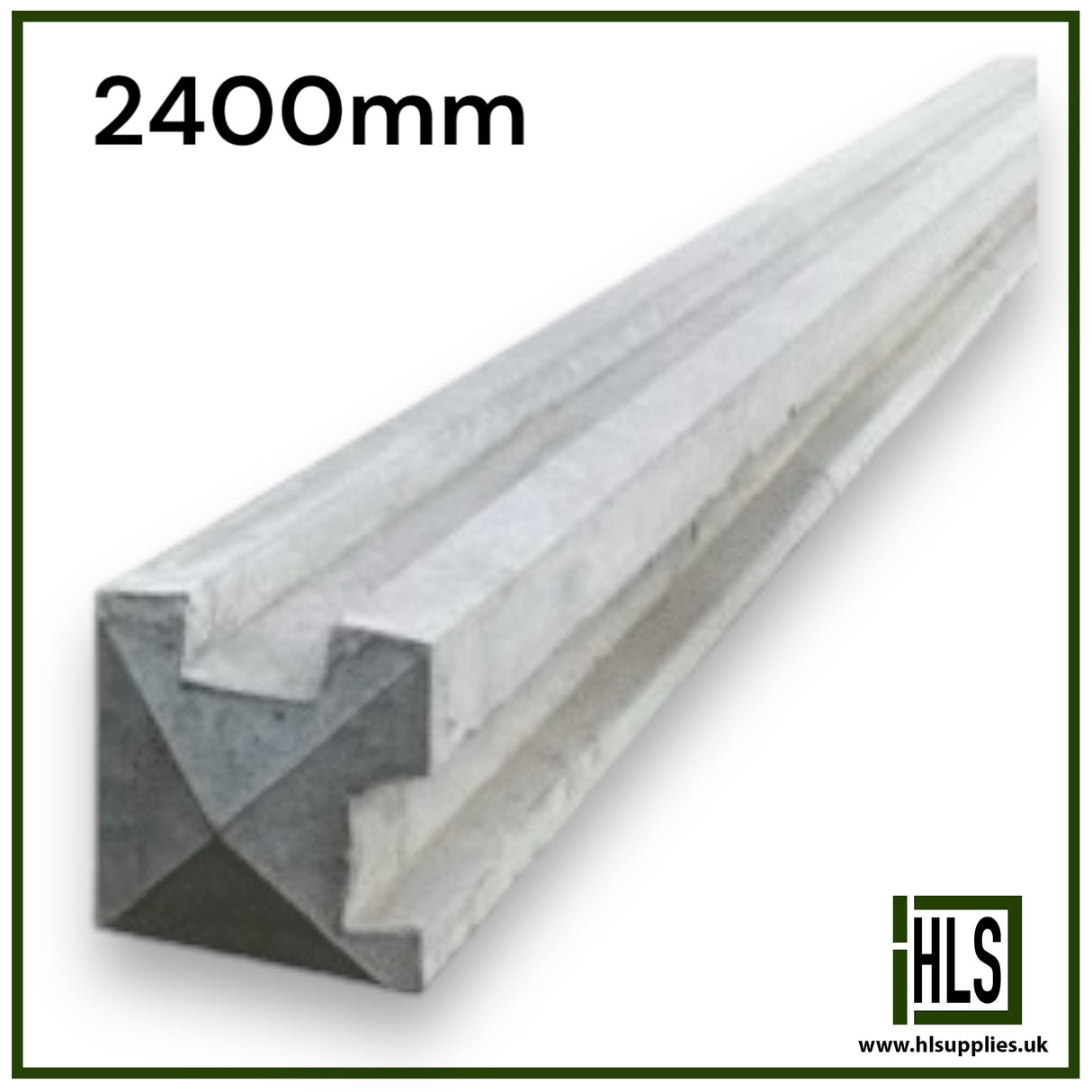 SLOTTED CORNER POSTS PYRAMID TOP 2400 x 125 x 125