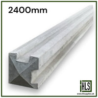 SLOTTED CORNER POSTS PYRAMID TOP 2400 x 125 x 125