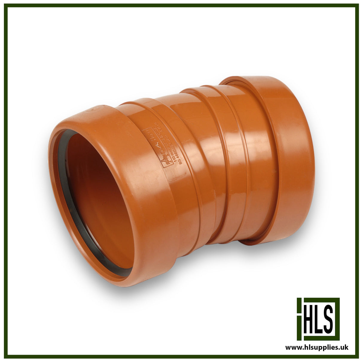 110MM U/G 15° DOUBLE SOCKET BEND