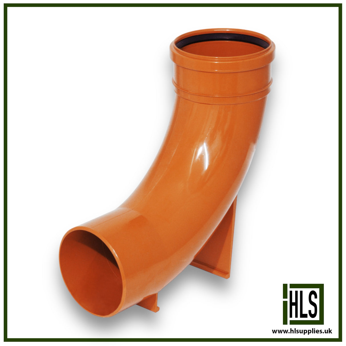 110MM U/G 87.5° SINGLE SOCKET REST BEND