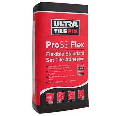 ULTRA TILE FIX PRO SS FLEX POLYMER MODIFIED STANDARD SET FLEXIBLE 20KG GREY