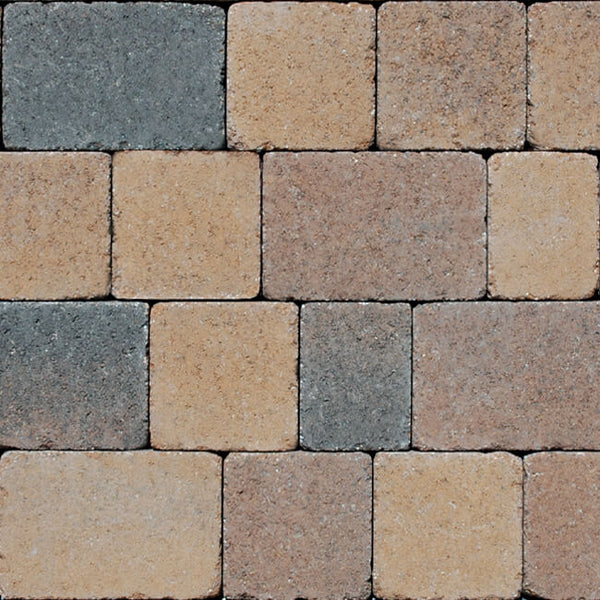 BARLEYSTONE Kingspave Paving Cobbles - CHESTNUT 1m2