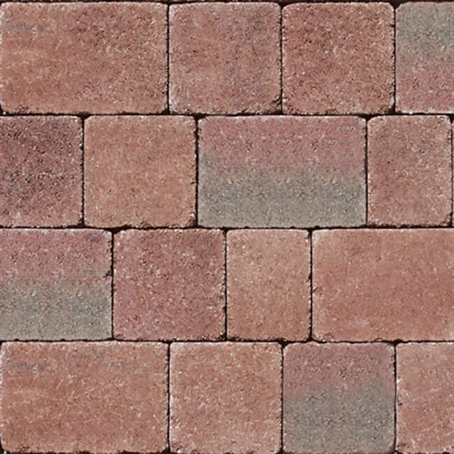 BARLEYSTONE Kingspave Paving Cobbles - MULBERRY 1m2