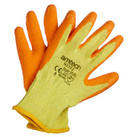 AMTECH Latex Palm Coated Gloves (Size 8) Medium