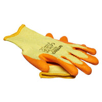 AMTECH Latex Palm Coated Gloves (Size 8) Medium