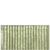 GREEN TANALISED FEATHER EDGE PANELS 6 x 3