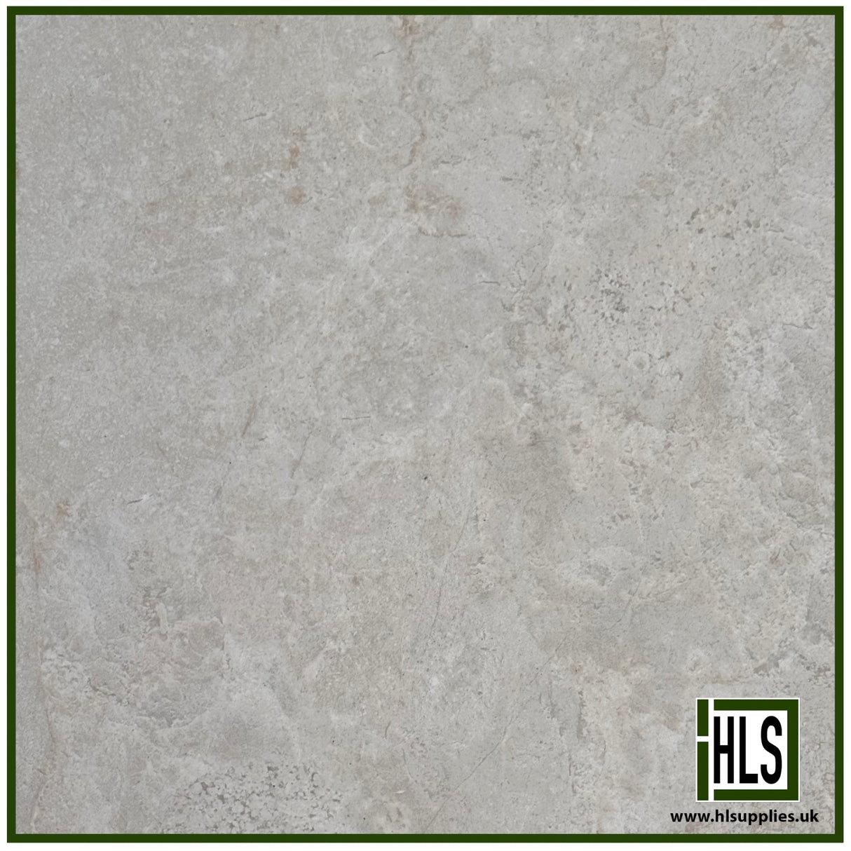 HLSupplies Antiqued Limestone porcelain paving tile in Pearl, featuring a weathered stone texture and soft grey tones.