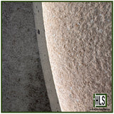 HLSupplies Coreterra porcelain paving slab showing the homogeneous through-body beige stone texture and rectified edge